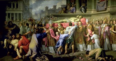 La translation des corps de SS. Gervase et Protase à la cathédrale de Milan, 1661 - Philippe de Champaigne