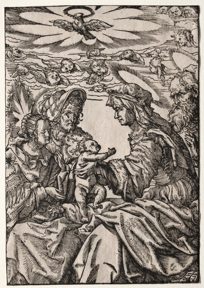La Sainte Famille avec Sainte Anne et Joachim - Philippe de Lasalle