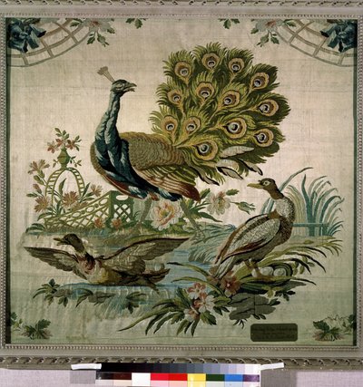 Le paon (Tapisserie de Philippe de Lassalle) - Philippe de Lassalle