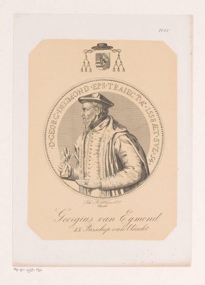 Portrait de George van Egmont - Philippus Anthonius Alexander Kanne (attributed to)