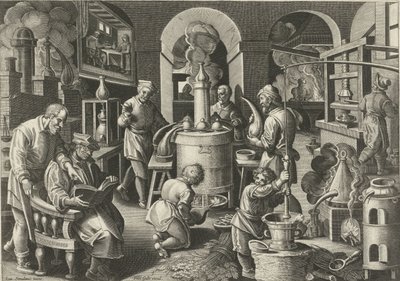 Distillation - Philips Galle (attributed to workshop of)