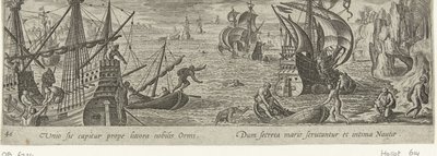 Pêche aux huîtres - Philips Galle (attributed to workshop of)