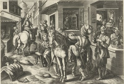 Étriers - Philips Galle (attributed to workshop of)