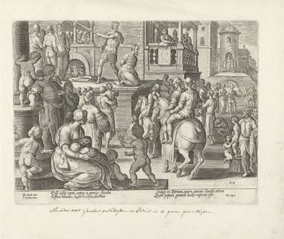 Décapitation de Jacques le Majeur - Philips Galle (possibly)