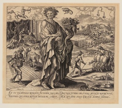 Automne, extrait des Quatre Saisons - Philips Galle