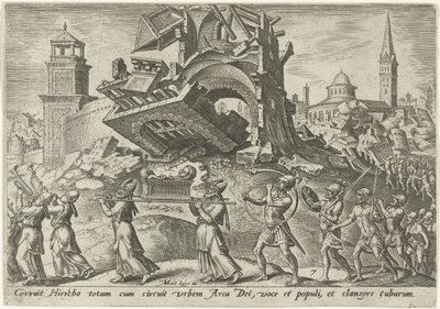 La destruction de Jéricho - Philips Galle