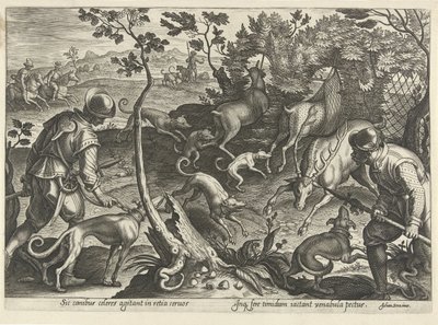 Chasse aux cerfs avec des pièges - Philips Galle