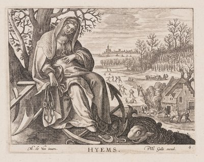 Hyems, des Quatre Saisons - Philips Galle