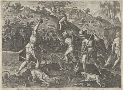 Chasse aux blaireaux - Philips Galle