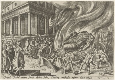 Jéhu détruit le temple et l