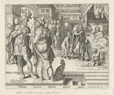 Jonadab conseille Amnon - Philips Galle