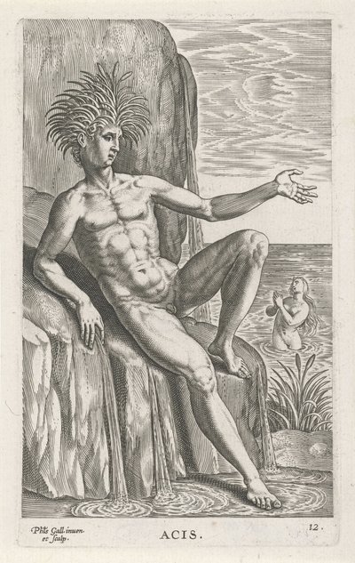 Dieu de la rivière Acis - Philips Galle