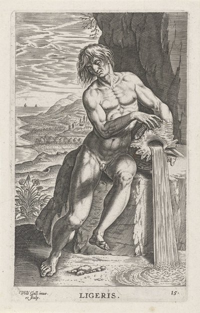 Dieu de la rivière Ligeris - Philips Galle