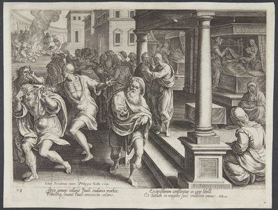 Saint Paul et les exorcistes à Éphèse - Philips Galle