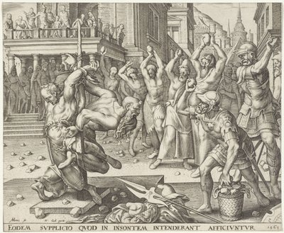 Lapidation des anciens - Philips Galle