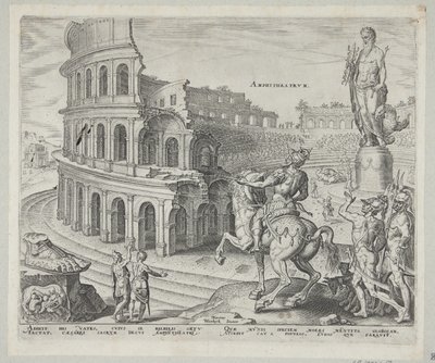 Le Colisée à Rome - Philips Galle