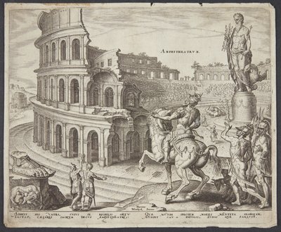 Le Colisée à Rome - Philips Galle