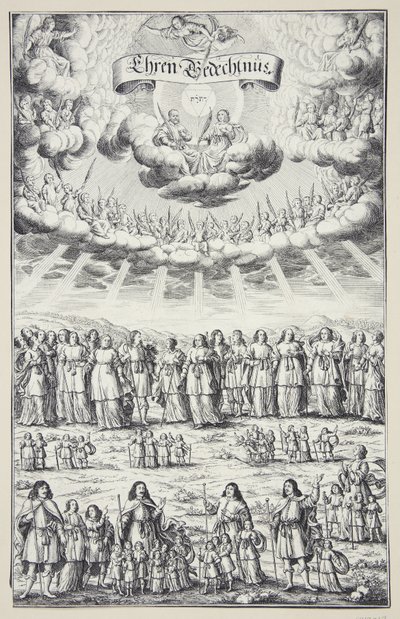 Le Seigneur assignant des devoirs aux trois états - Philips Galle