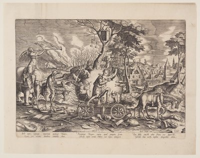 Le triomphe du temps - Philips Galle