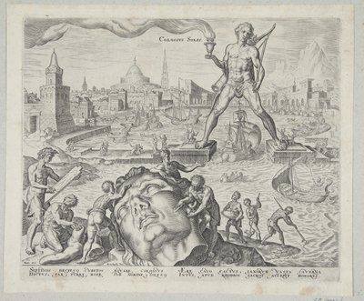 Le colosse de Rhodes - Philips Galle
