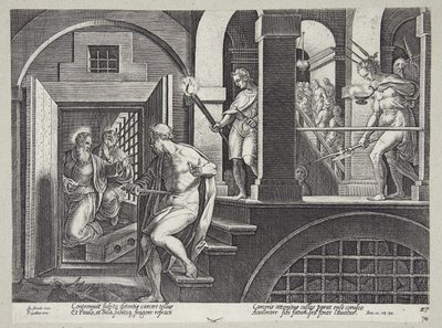 La conversion du gardien - Philips Galle