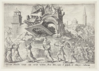 La destruction de Jéricho - Philips Galle