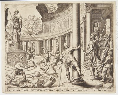 La destruction du temple d