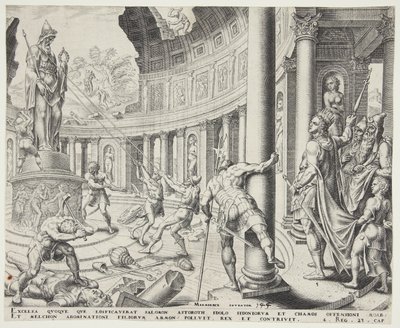 La destruction du temple d