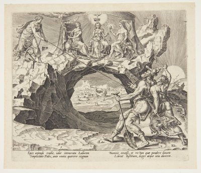 Le travailleur diligent aspirant à la justice du Seigneur - Philips Galle