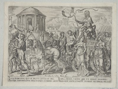 Le triomphe de la chasteté - Philips Galle