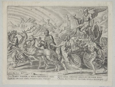 Le triomphe du temps - Philips Galle