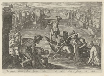 Pêche au filet - Philips Galle