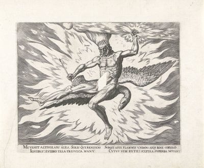 Feu, De vier elementen (série) - Philips Galle