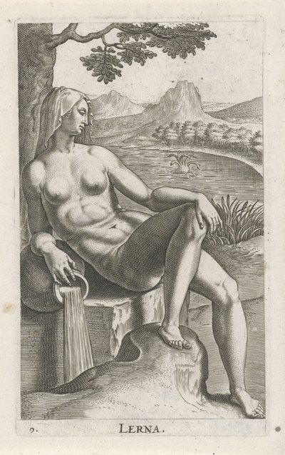 Nymphe des eaux de Lerna - Philips Galle