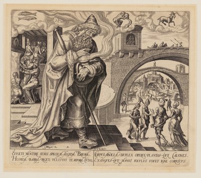 Hiver, extrait des Quatre Saisons - Philips Galle