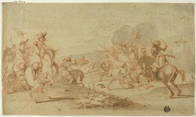 La cavalerie au combat - Philips Wouwerman