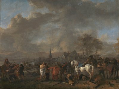 La victoire des paysans - Philips Wouwerman