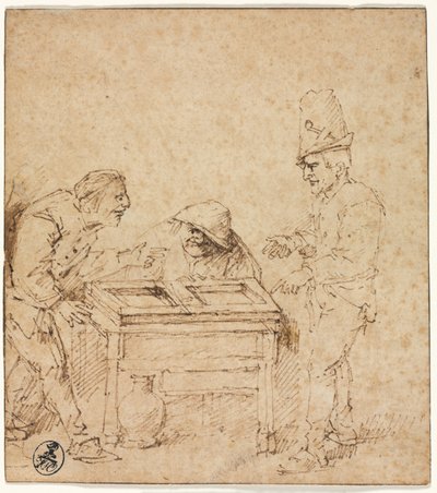 Les Joueurs de Tric-Trac, vers 1660 - Philips de Koninck