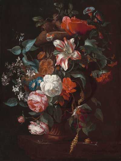 Fleurs dans un vase (vers 1700) - Philips van Couwenbergh