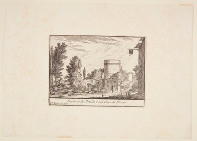 Italien : Sepolcro di Metella o sia Capo di Bove - Philothée Francois Duflos