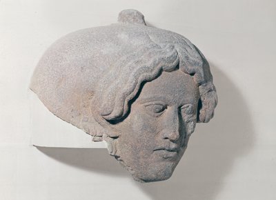 Tête de femme, fragment d