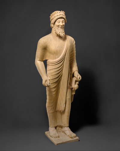 Statue en calcaire d
