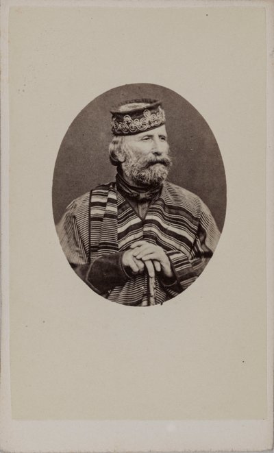 Portrait de Giuseppe Garibaldi 1807-1882, 1882 - Photo studio Alessandro Pavia.