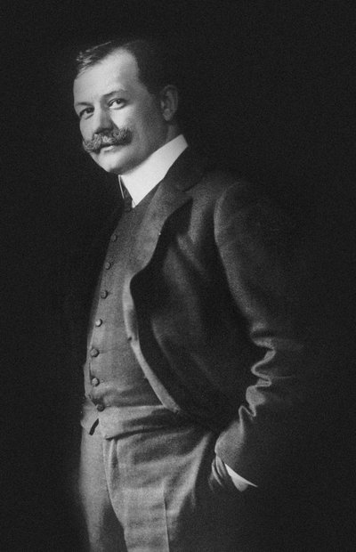 Portrait du compositeur Franz Lehár 1870-1948 - Photo studio E. Bieber.