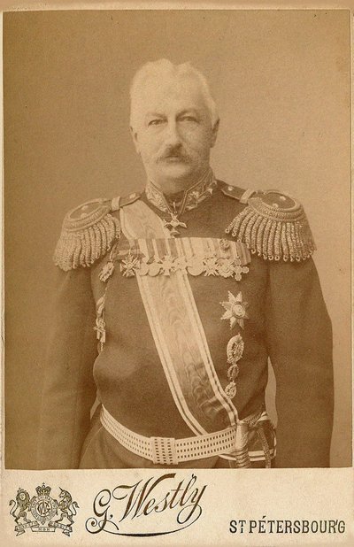 Général Konstantin Pavlovich Prezhbyano 1840-1905 - Photo studio E. Westly and Co.