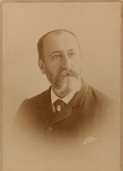 Portrait du compositeur Camille Saint-Saëns 1835-1921 - Photo studio J. Lacroix.