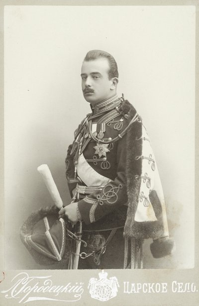 Grand-duc Boris Vladimirovich de Russie 1877-1943, vers 1900 - Photo studio L. Gorodetsky.