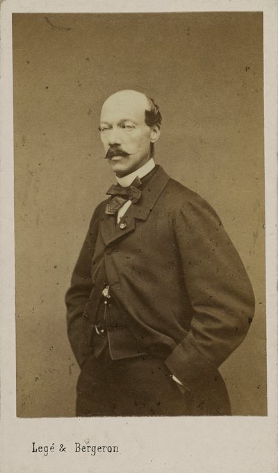 Portrait du compositeur Alexandre Batta 1816-1902, vers 1880 - Photo studio Legé and Bergeron.