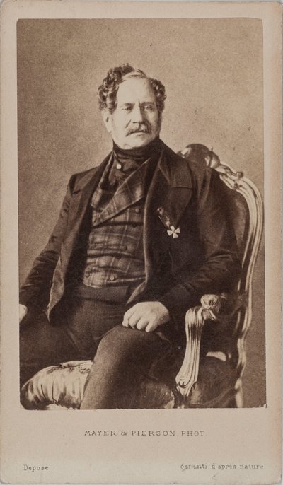 Portrait du comte Nikolaï Alexeïevitch Orlov - Photo studio Mayer and Pierson.