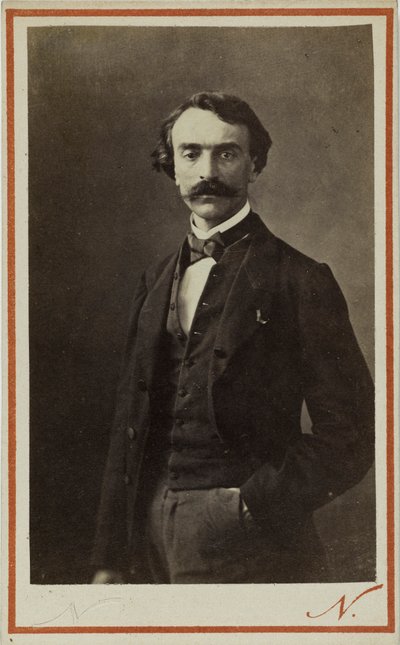 Portrait de Jean-Léon Gérôme 1824-1904, vers 1870 - Photo studio Nadar.